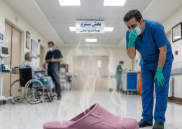 علت بوی تند و نامطبوع بعضی دمپایی های بیمارستانی چیست؟